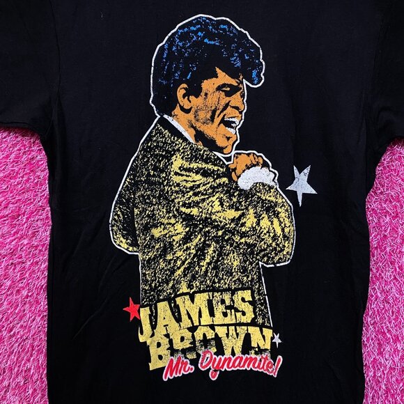 James Brown Mr Dynamite Godfather of Soul King of Funk Tee S - Picture 2 of 4